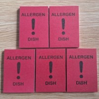 ALLERGIN ! DISH Labels